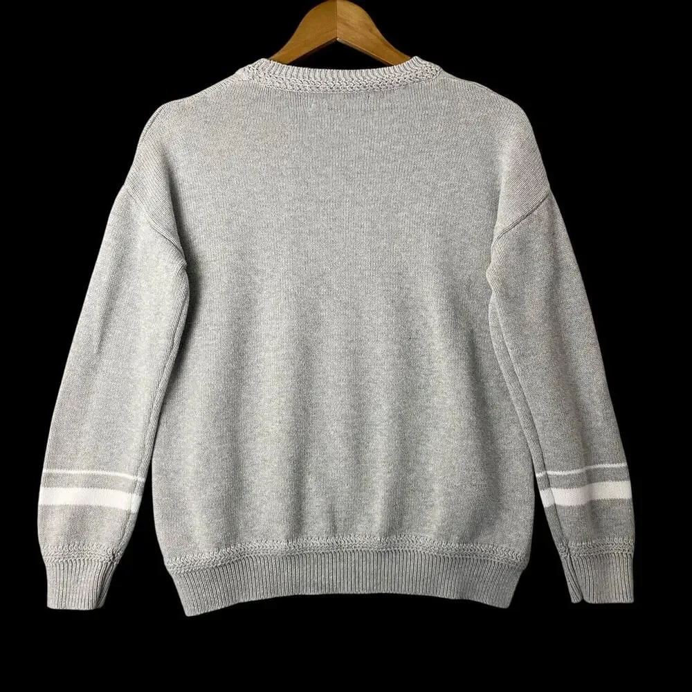 Harper Lane Women's Gray Knit Warm Winter Chunky Knit Sweater SZ/S - Picture 2 of 15